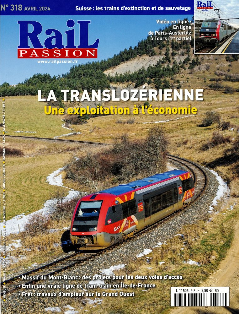 Numéro 318 magazine Rail Passion