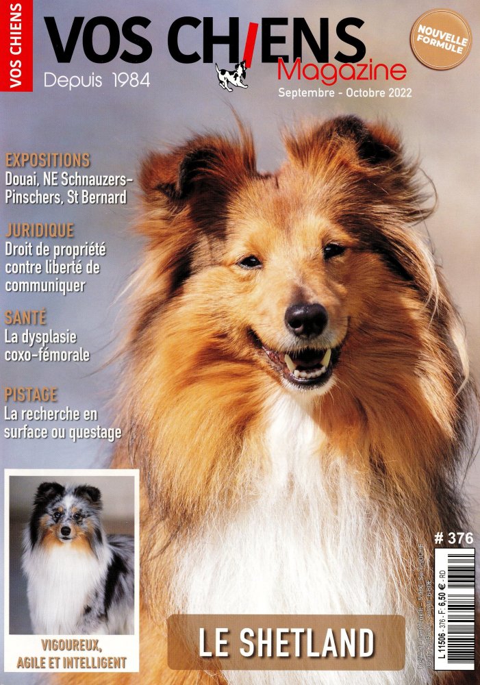 Numéro 376 magazine Vos Chiens Magazine