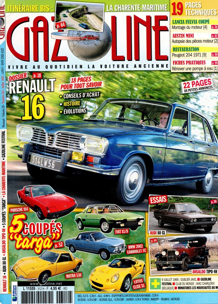 Numéro 312 magazine Gazoline