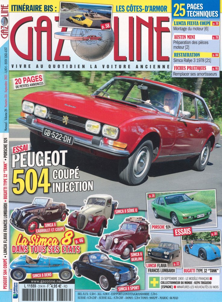 Numéro 314 magazine Gazoline