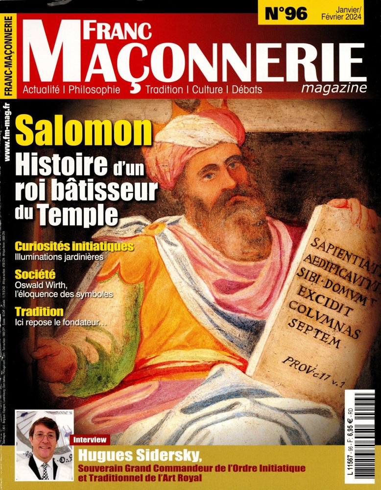 Numéro 96 magazine Franc Maçonnerie Magazine