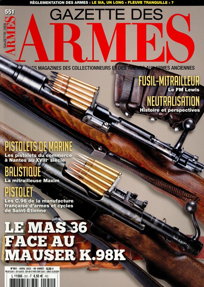 Numéro 551 magazine Gazette des Armes
