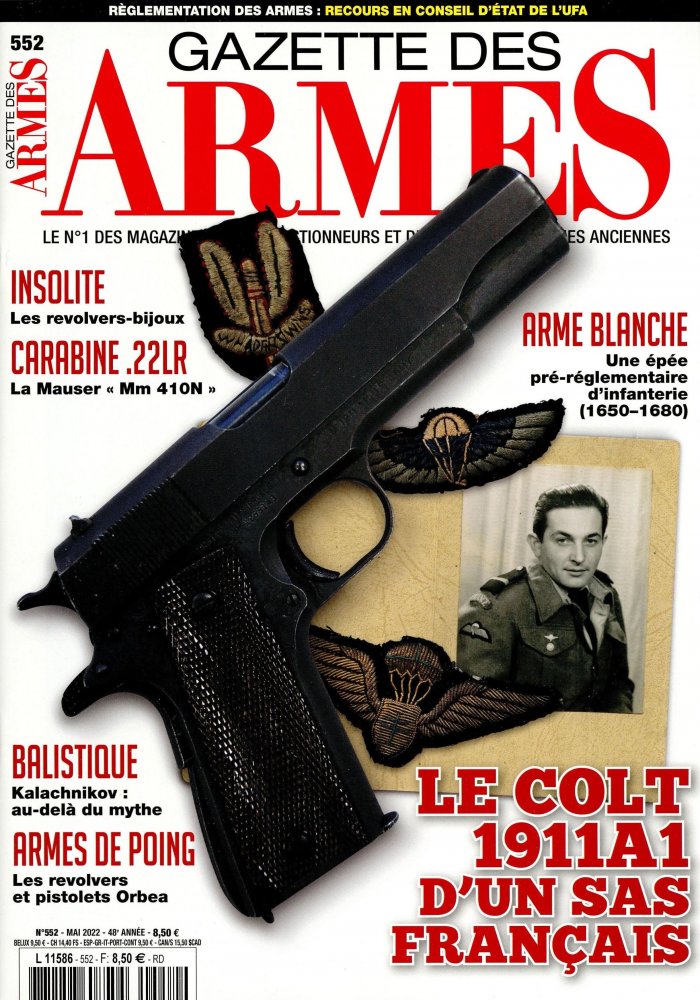 Numéro 552 magazine Gazette des Armes