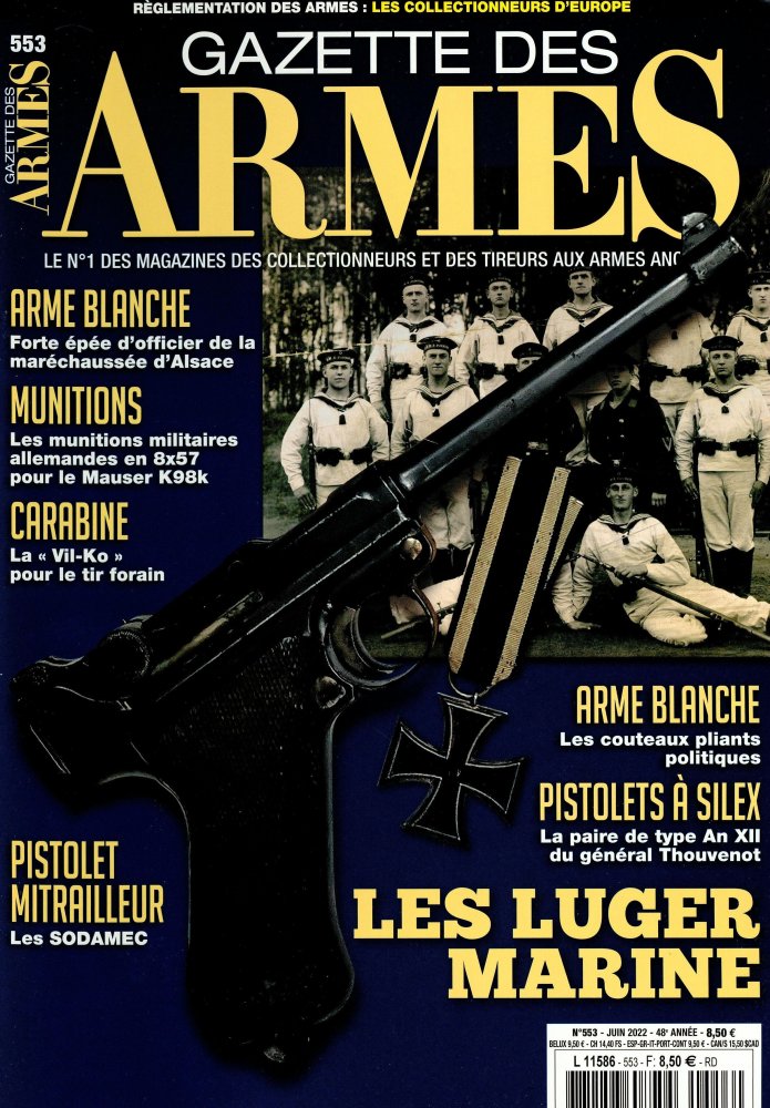 Numéro 553 magazine Gazette des Armes