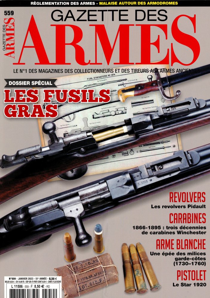 Numéro 559 magazine Gazette des Armes