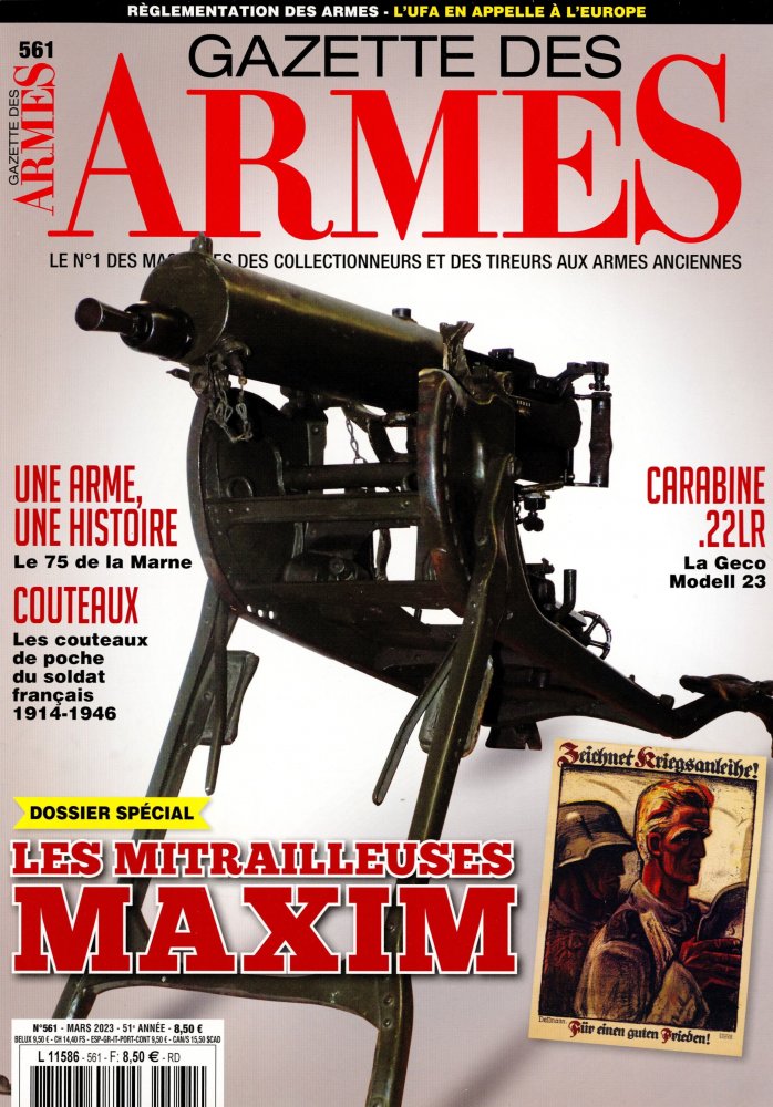 Numéro 561 magazine Gazette des Armes