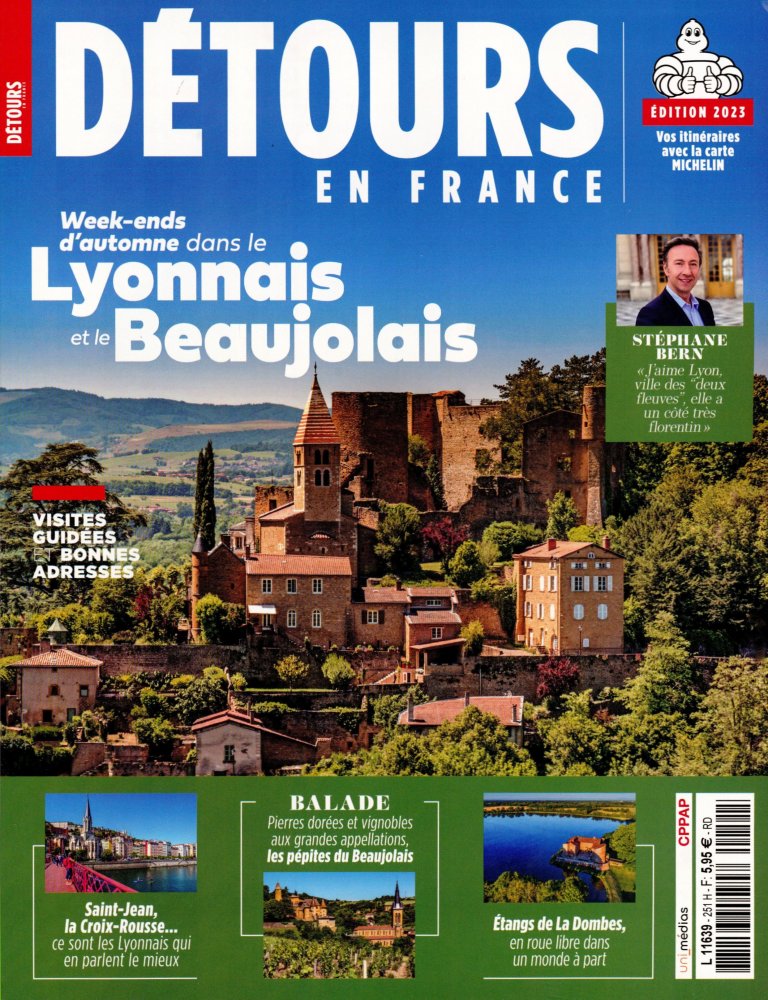 Numéro 251 magazine Détours en France