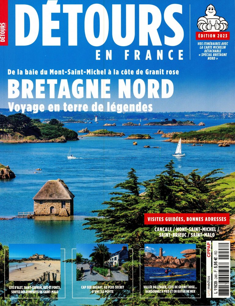 Numéro 248 magazine Détours en France