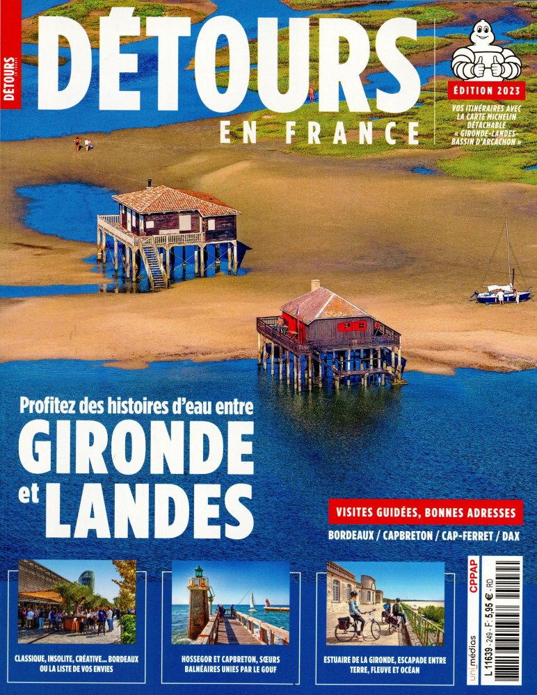Numéro 249 magazine Détours en France