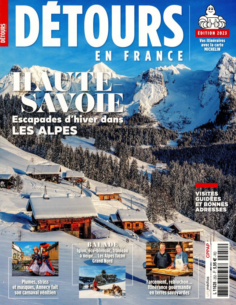 Numéro 252 magazine Détours en France