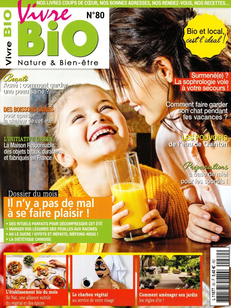 Numéro 80 magazine Vivre Bio