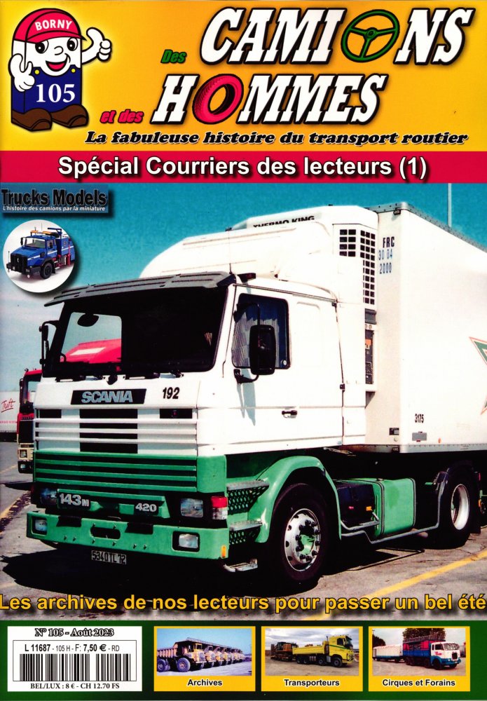 Numéro 105 magazine Des Camions et des Hommes