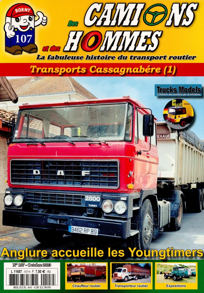 Numéro 107 magazine Des Camions et des Hommes