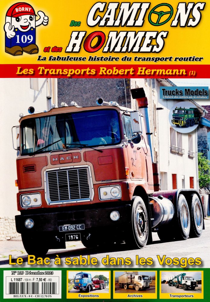 Numéro 109 magazine Des Camions et des Hommes