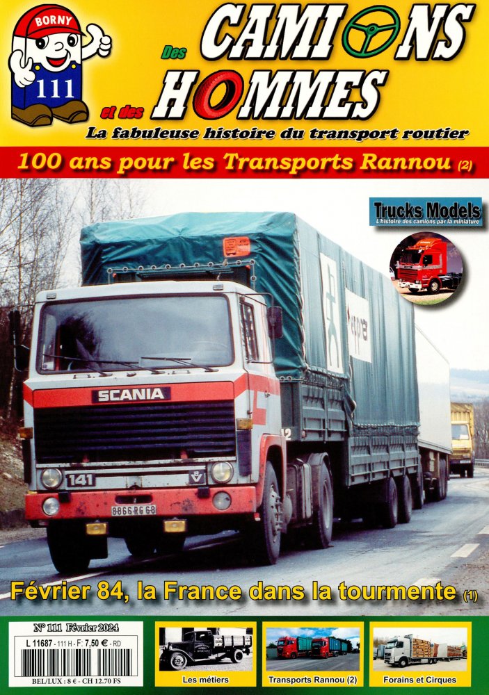 Numéro 111 magazine Des Camions et des Hommes