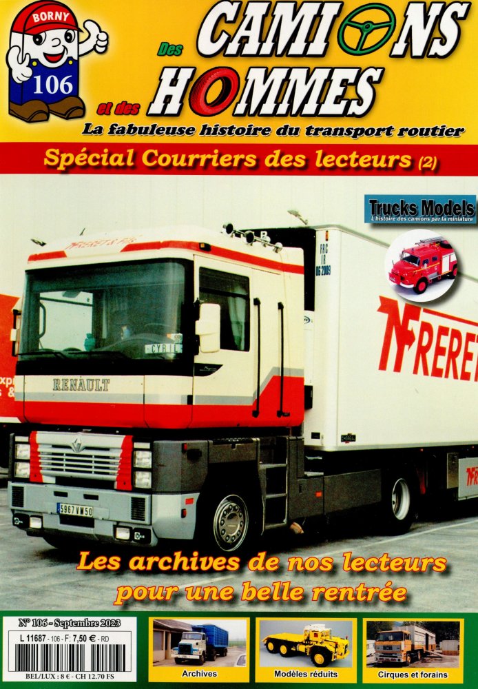 Numéro 106 magazine Des Camions et des Hommes