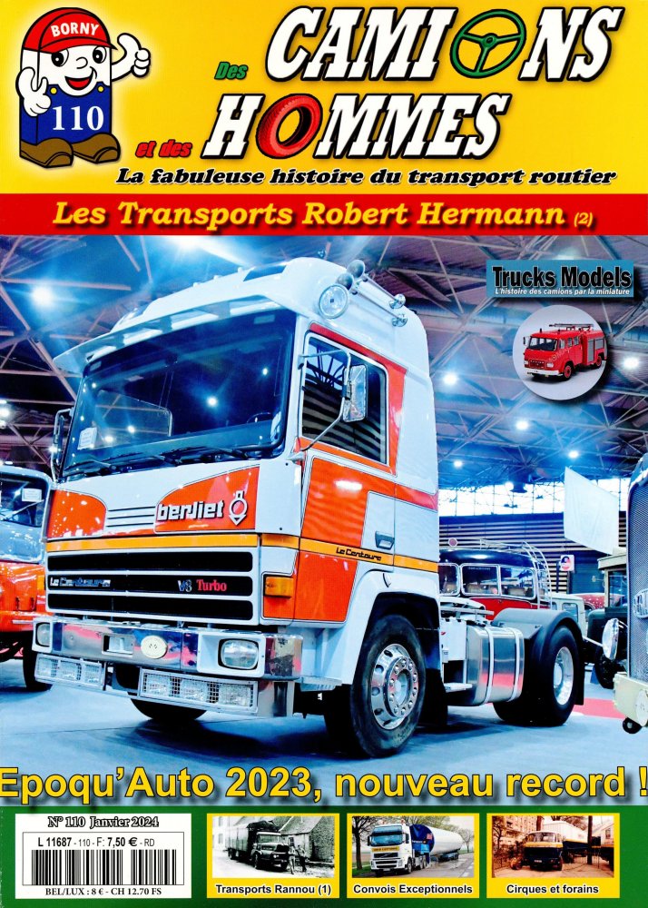Numéro 110 magazine Des Camions et des Hommes
