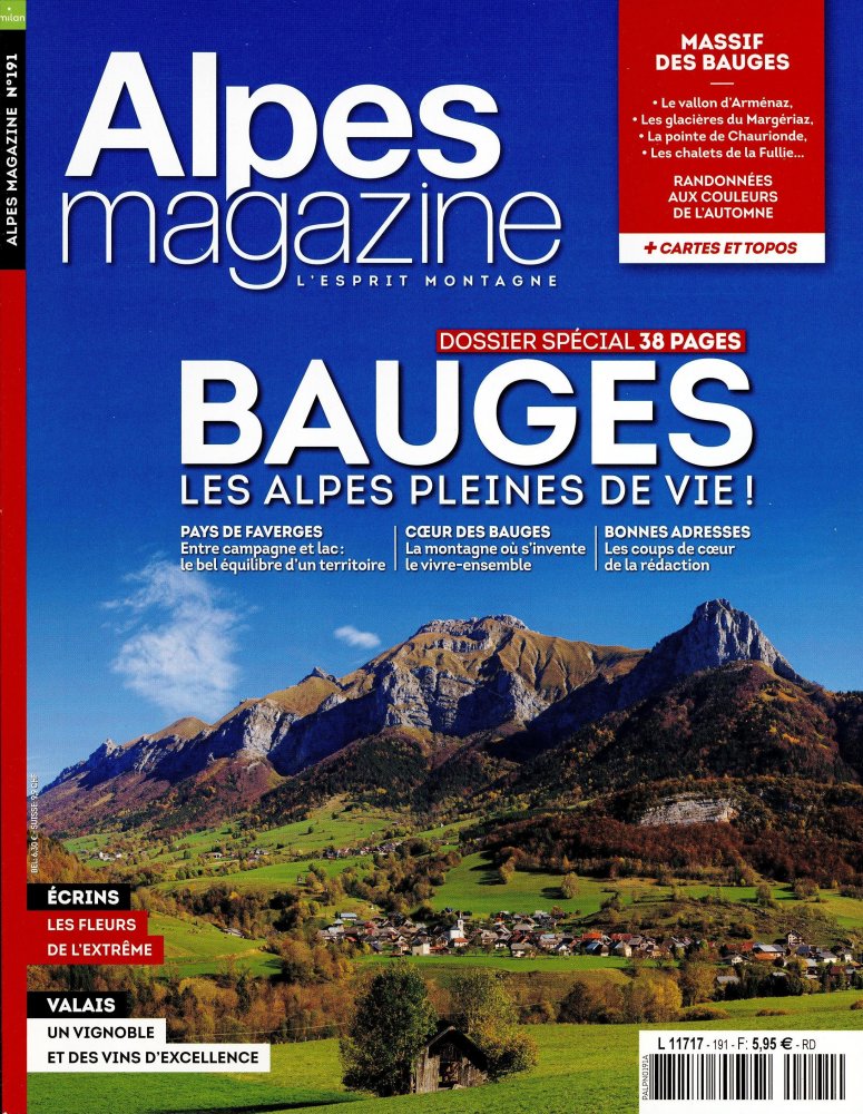 Numéro 191 magazine Alpes Magazine