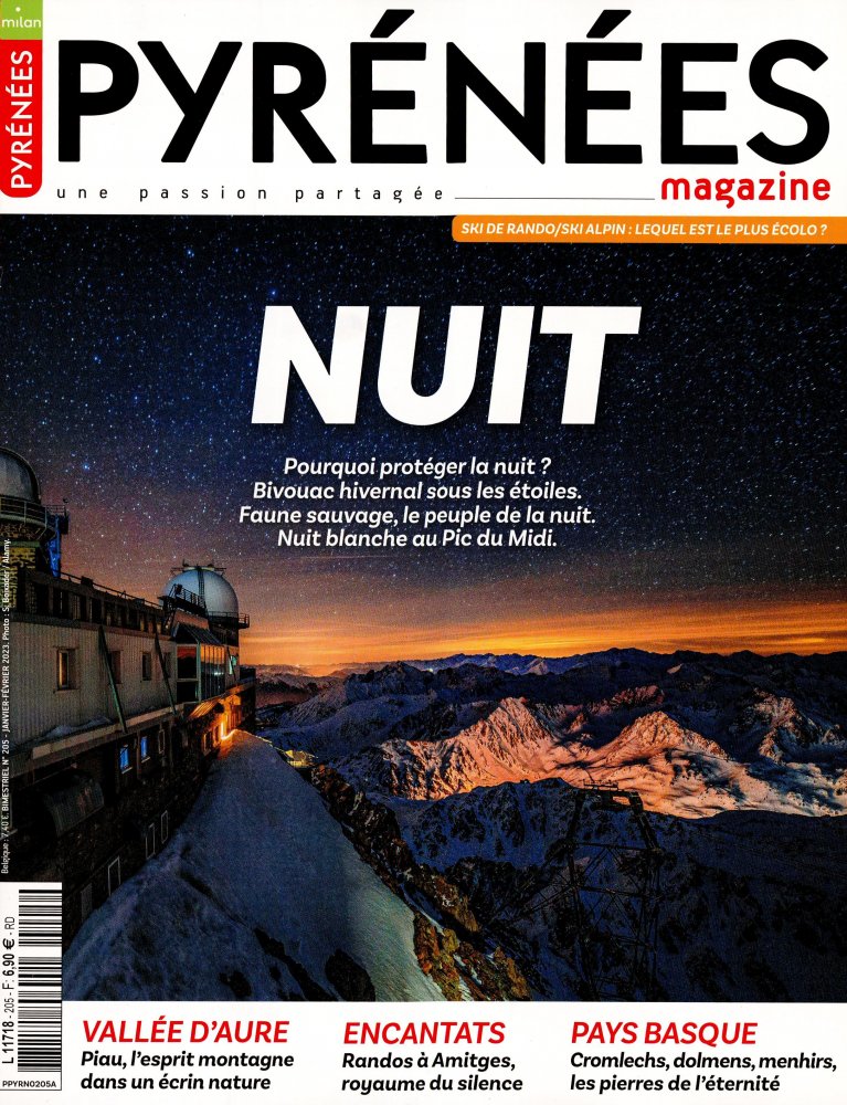 Numéro 205 magazine Pyrénées Magazine
