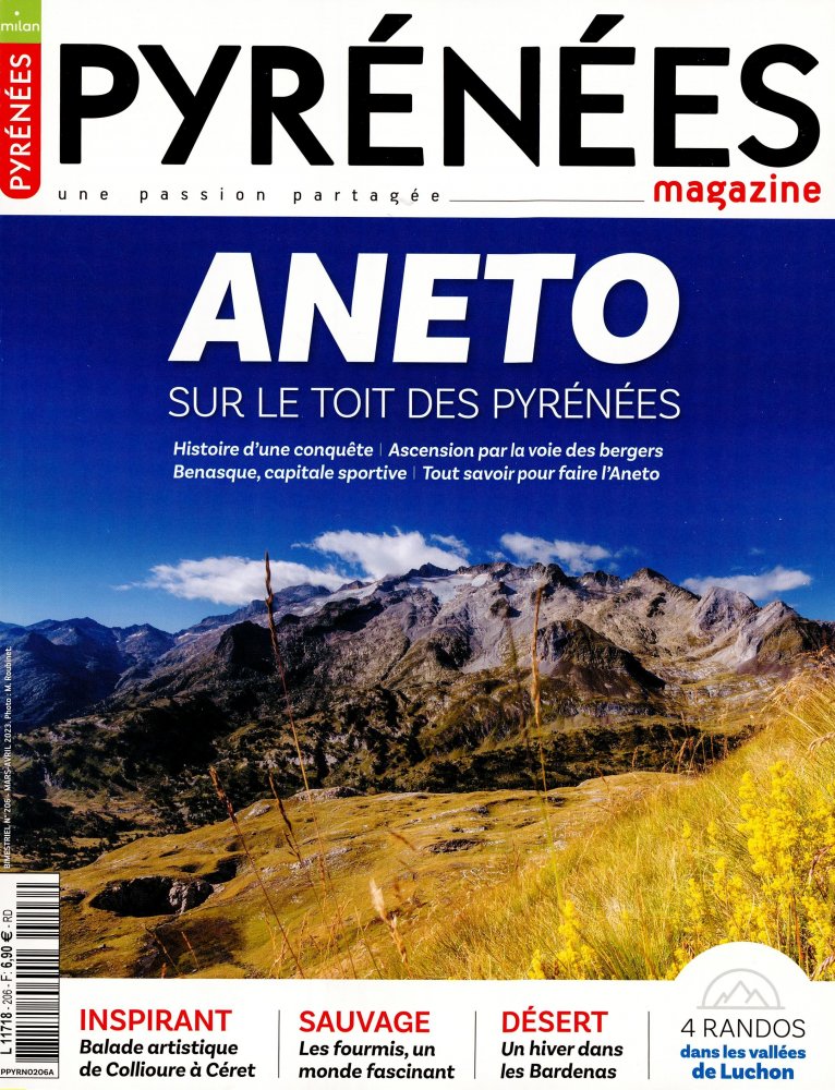 Numéro 206 magazine Pyrénées Magazine