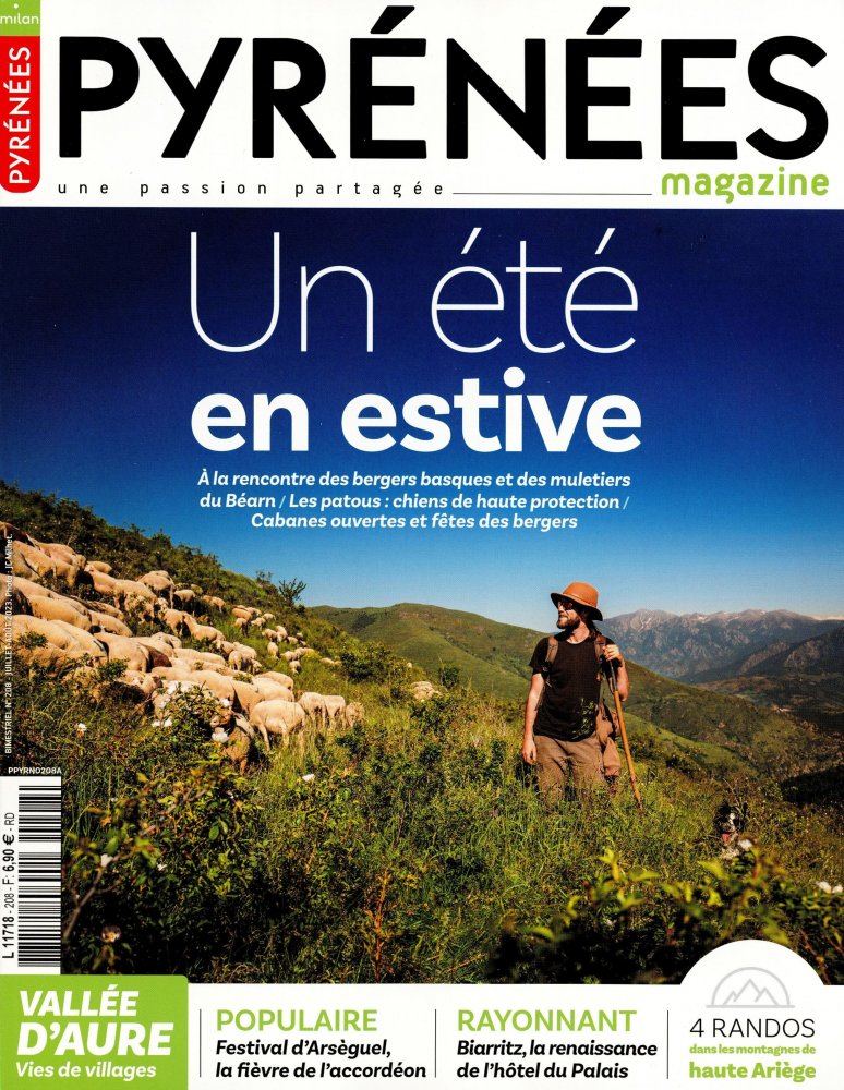 Numéro 208 magazine Pyrénées Magazine