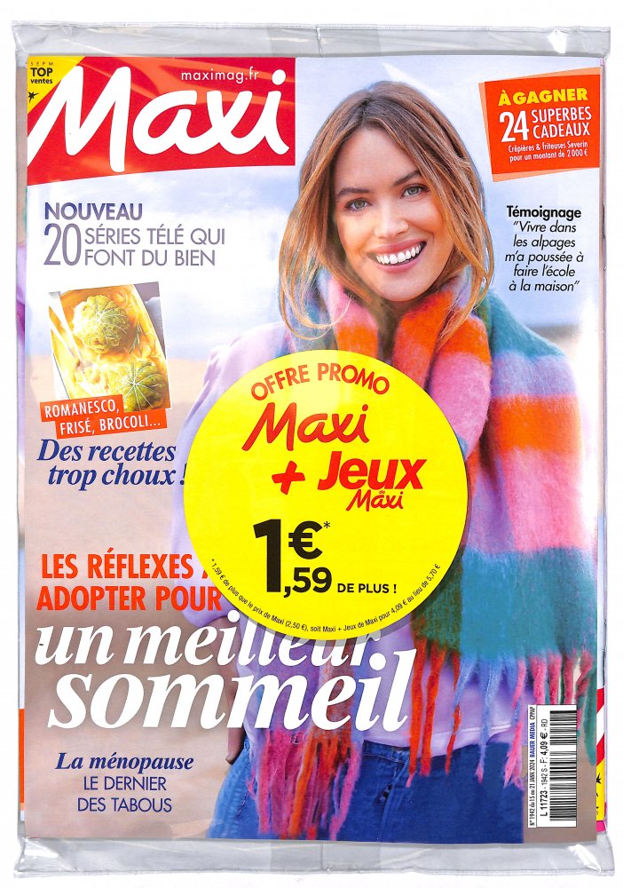 Numéro 1942 magazine Maxi + Les Jeux de Maxi