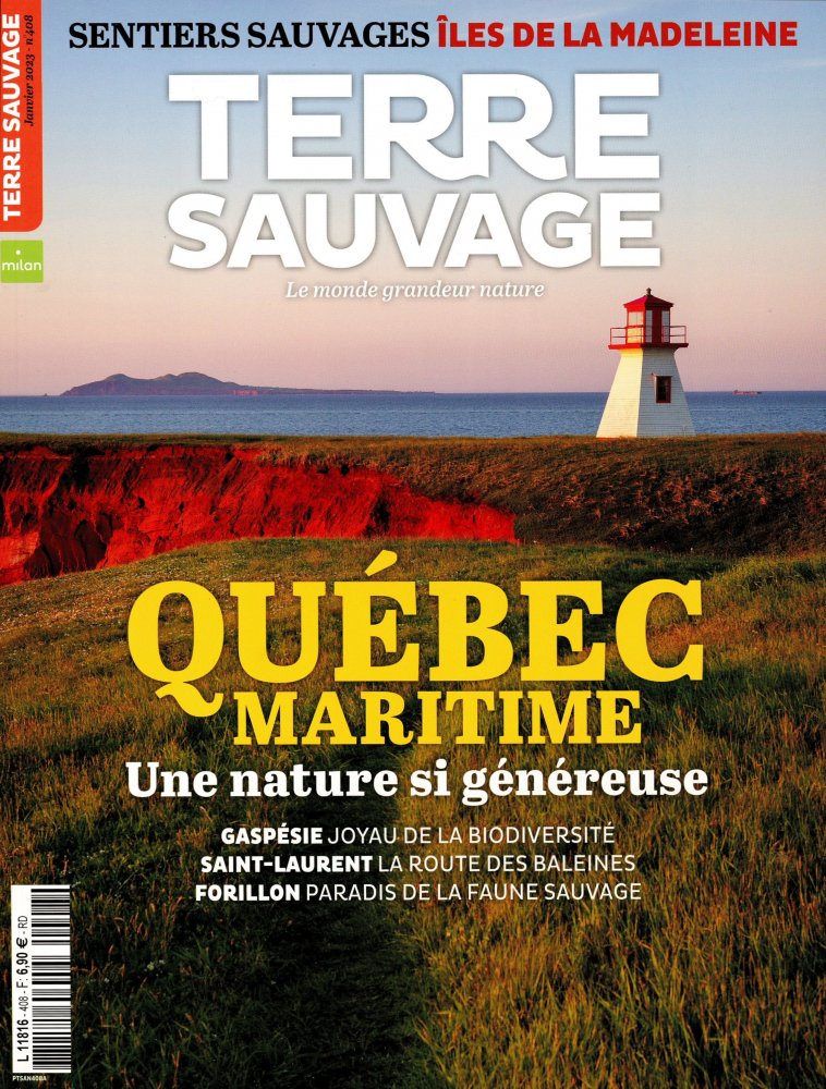 Numéro 408 magazine Terre Sauvage