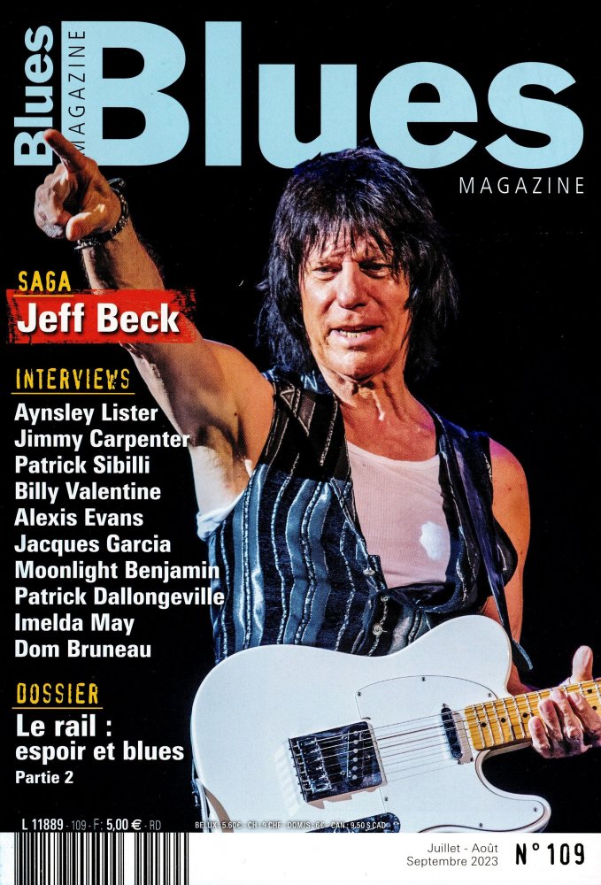 Numéro 109 magazine Blues magazine