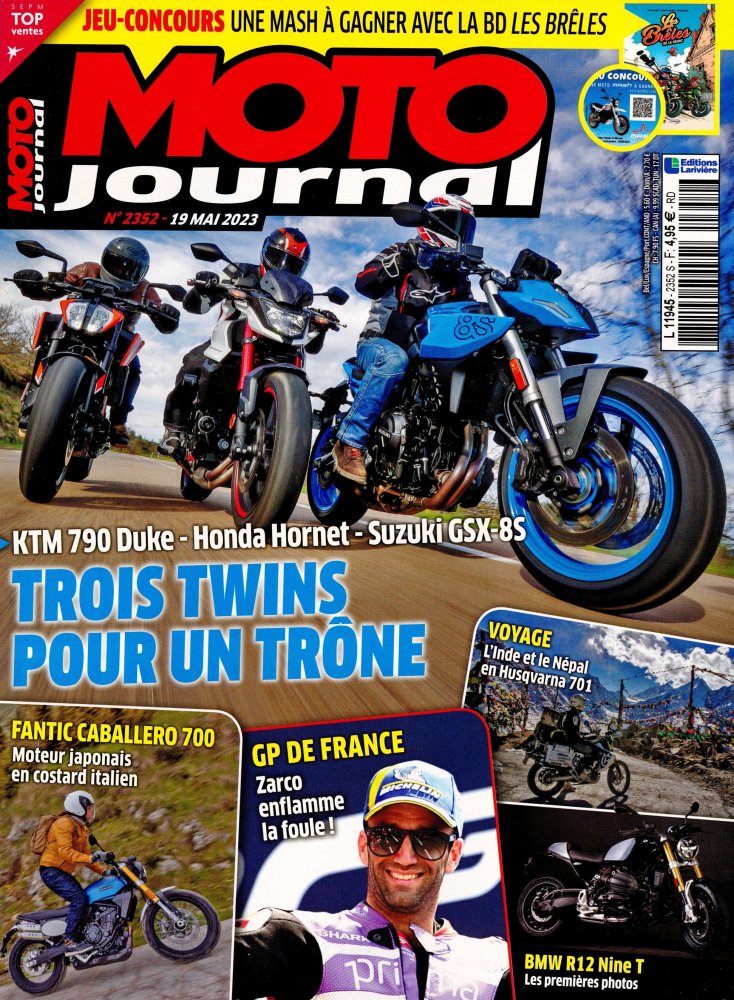 Numéro 2352 magazine Moto Journal