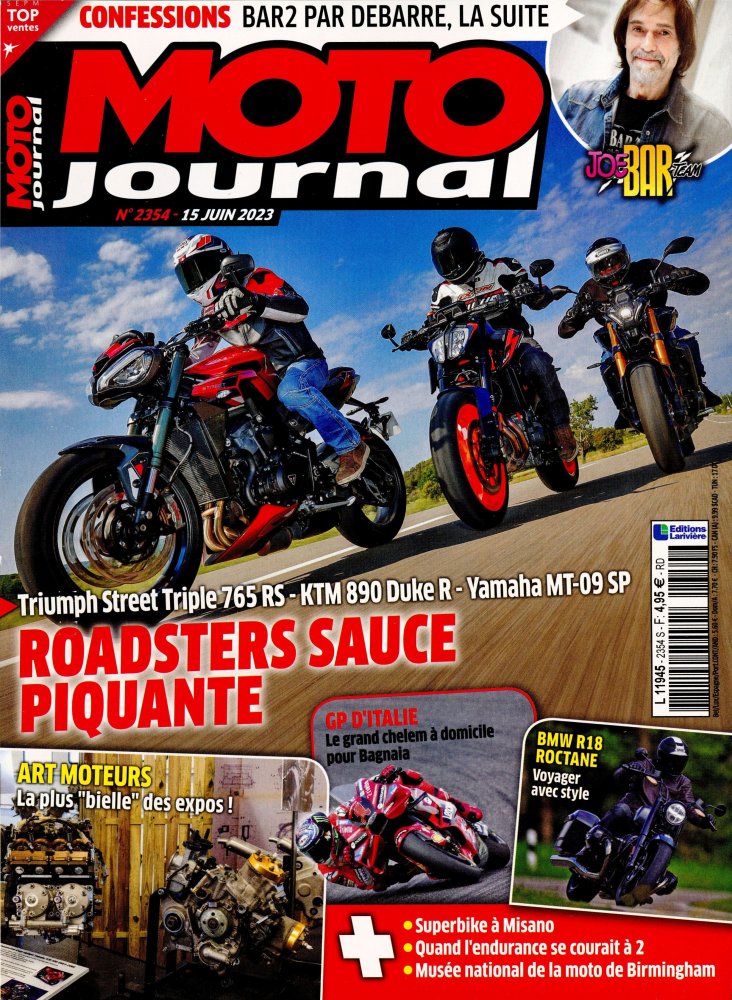 Numéro 2354 magazine Moto Journal
