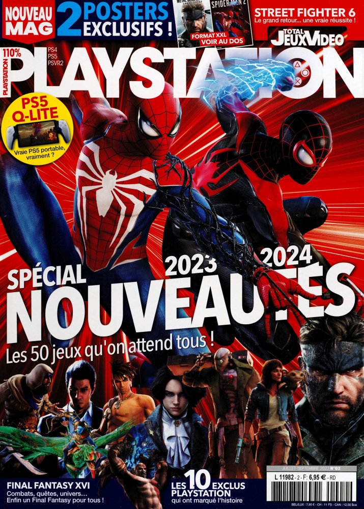 Numéro 2 magazine Total Jeux Vidéo - 110% Playstation