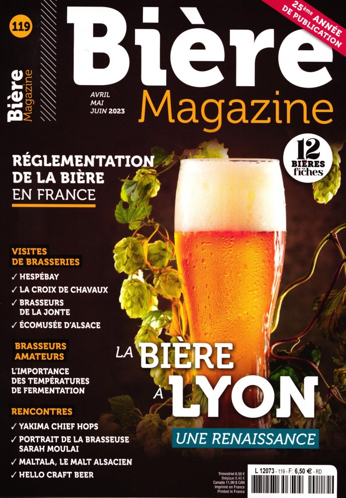 Numéro 119 magazine Bière Magazine
