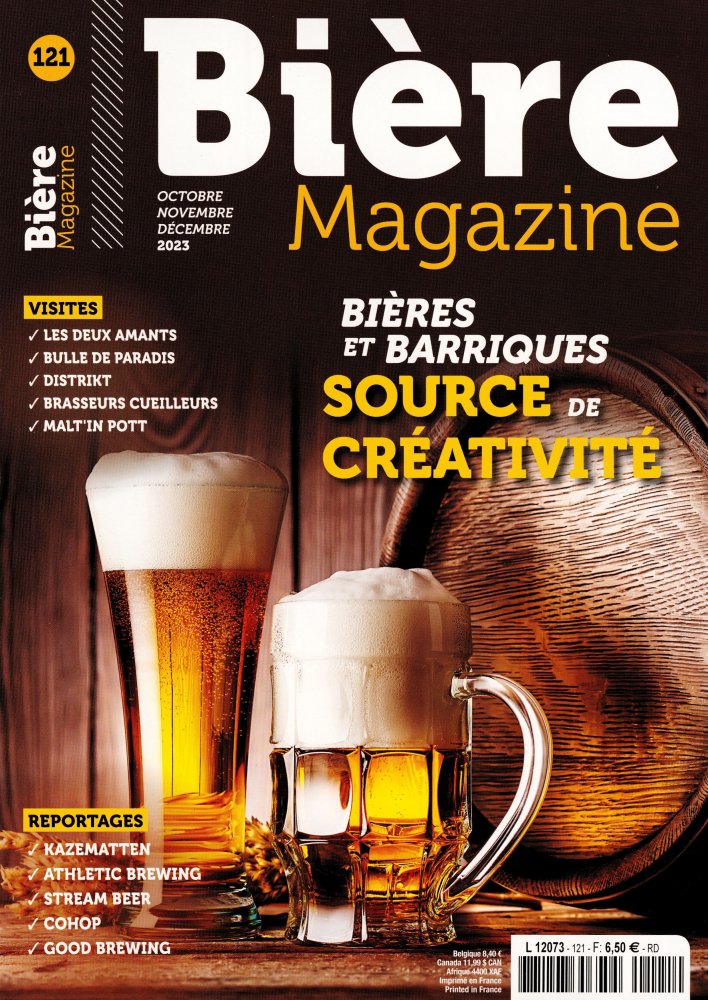Numéro 121 magazine Bière Magazine
