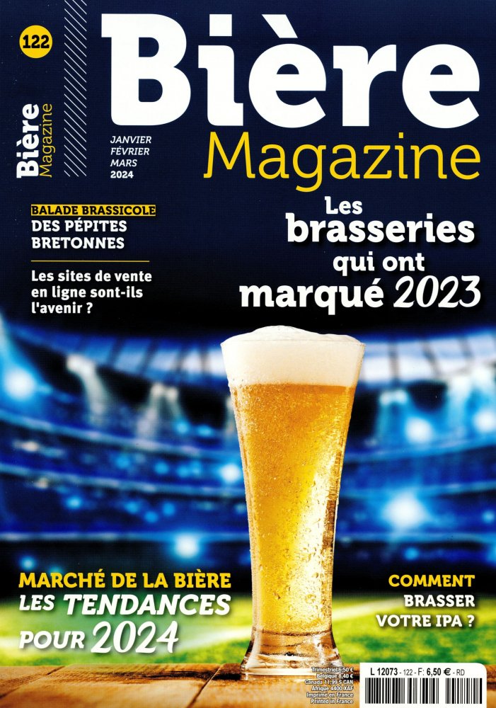 Numéro 122 magazine Bière Magazine