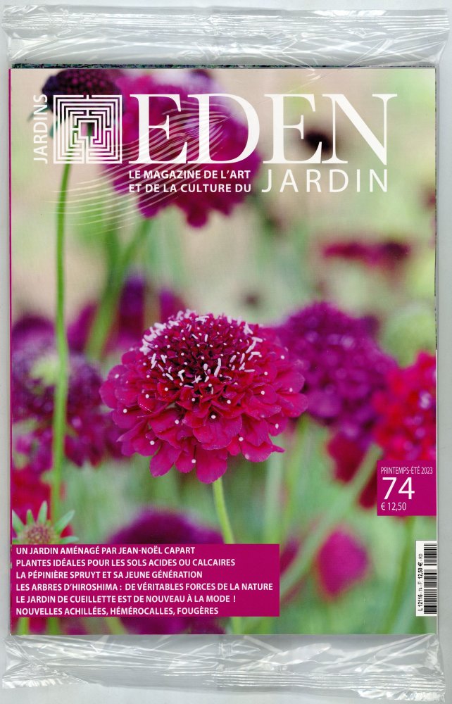 Numéro 74 magazine Les Jardins d'Eden