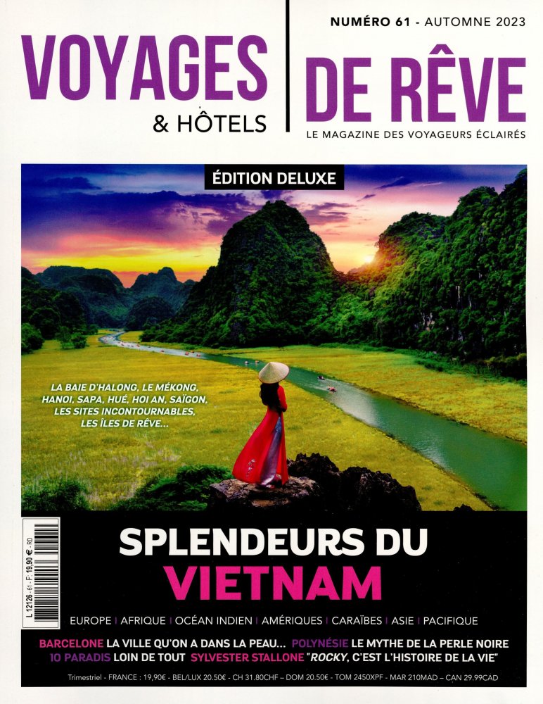Numéro 61 magazine Voyages & Hôtels de Rêve