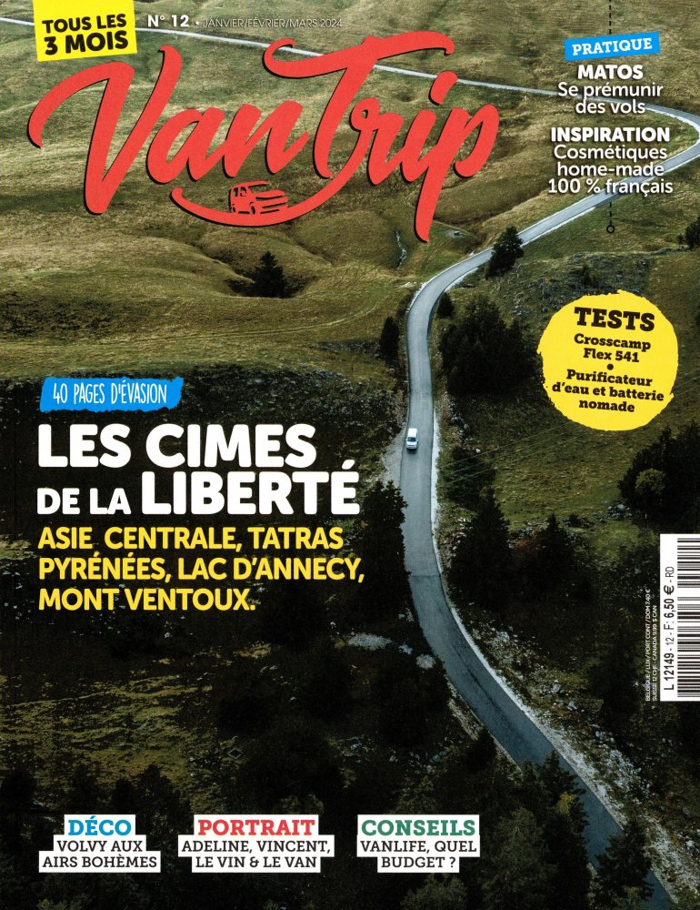 Numéro 12 magazine Van Trip