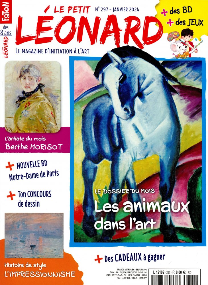 Numéro 297 magazine Le Petit Léonard