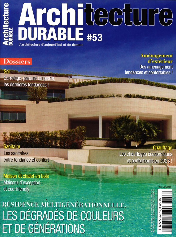 Numéro 53 magazine Architecture Durable