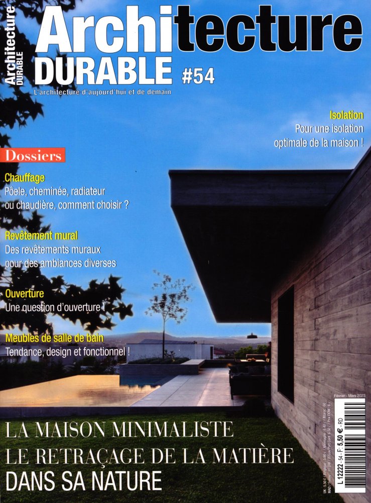 Numéro 54 magazine Architecture Durable