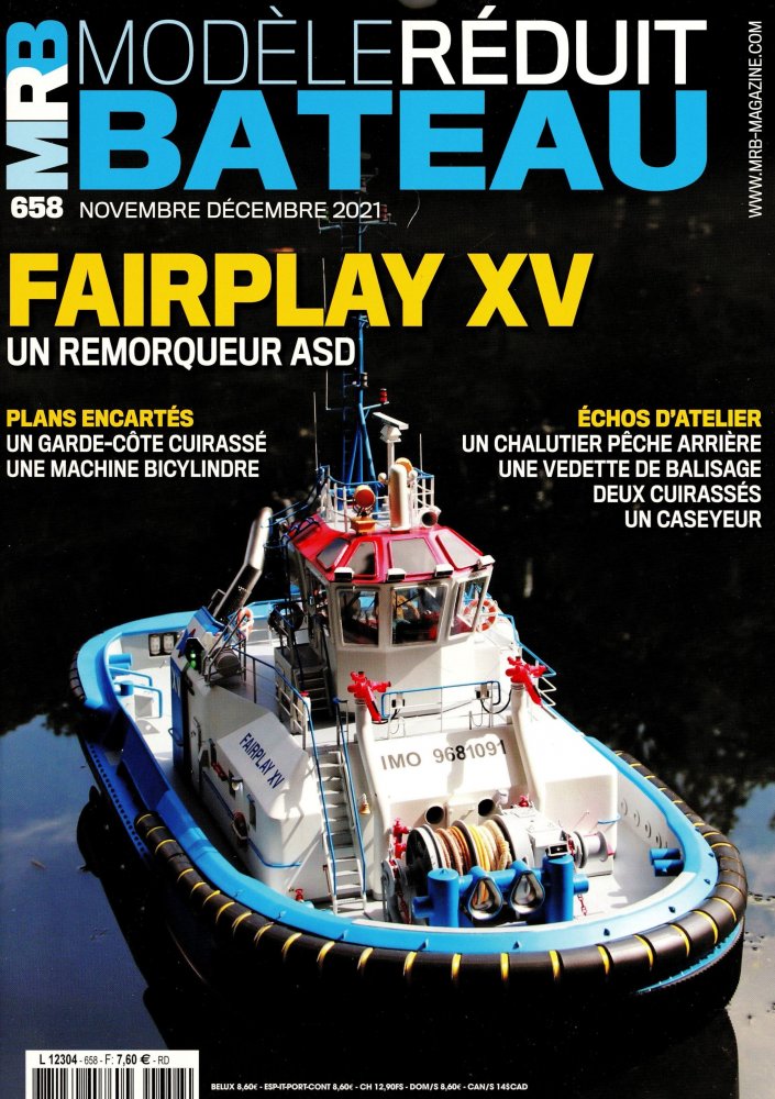 Numéro 658 magazine Modèle Réduit Bateau MRB