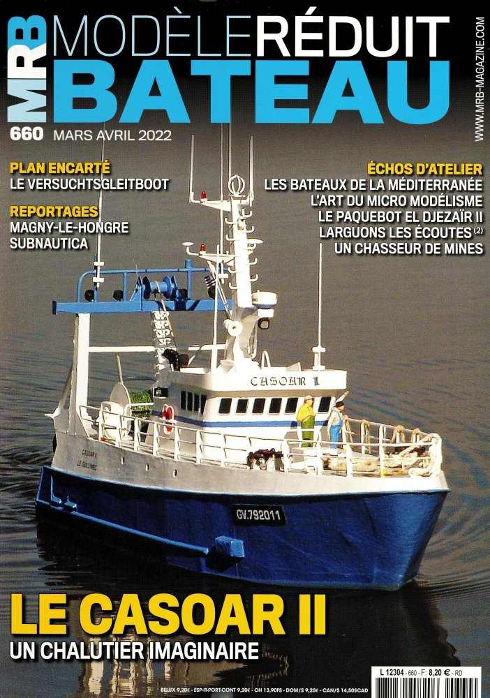 Numéro 660 magazine Modèle Réduit Bateau MRB