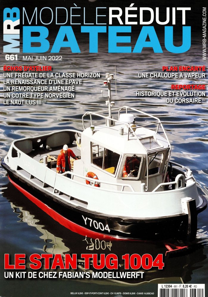 Numéro 661 magazine Modèle Réduit Bateau MRB