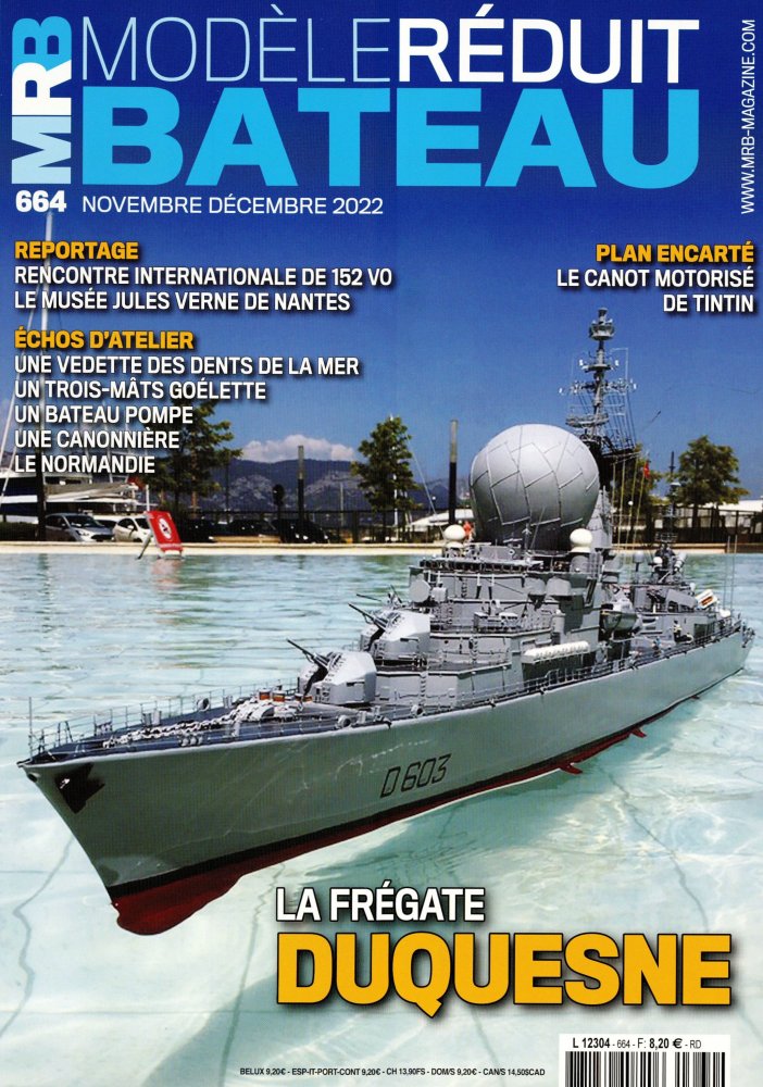 Numéro 664 magazine Modèle Réduit Bateau MRB