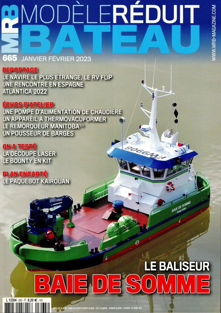 Numéro 665 magazine Modèle Réduit Bateau MRB