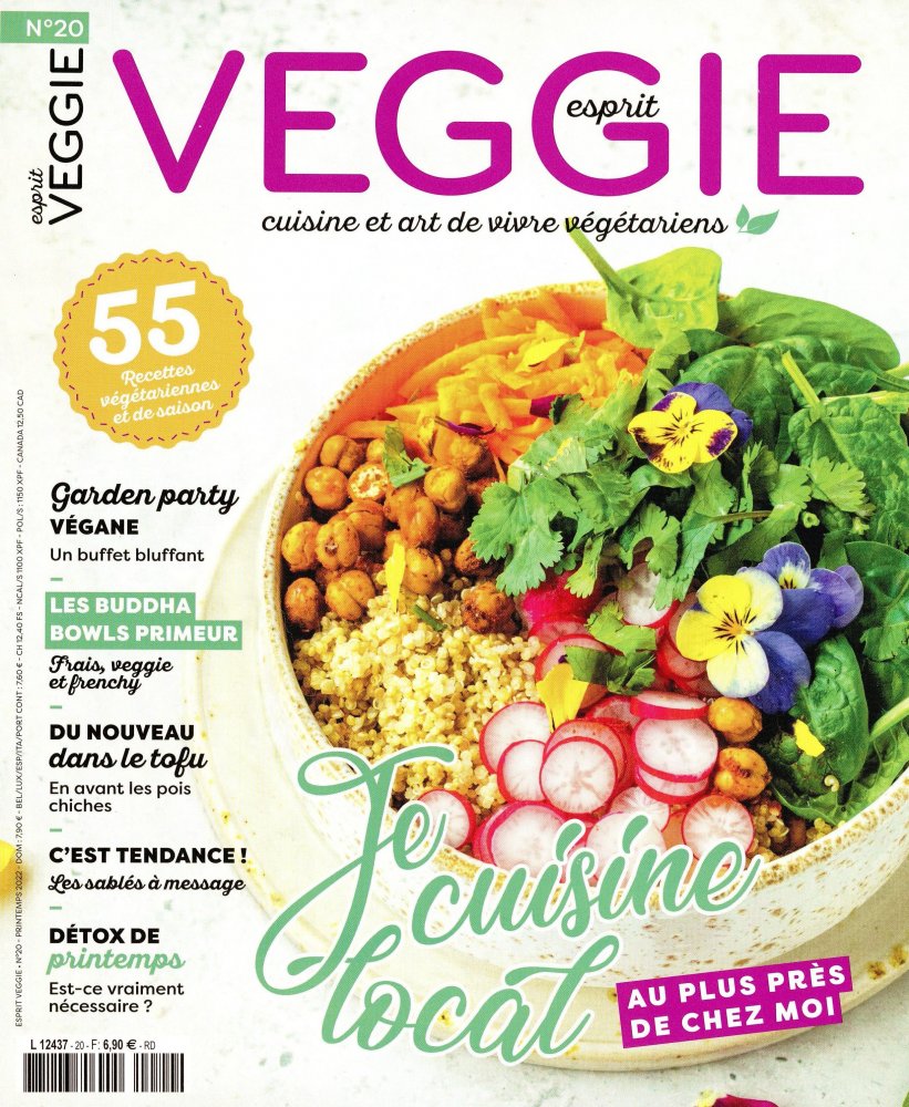 Numéro 20 magazine Esprit Veggie