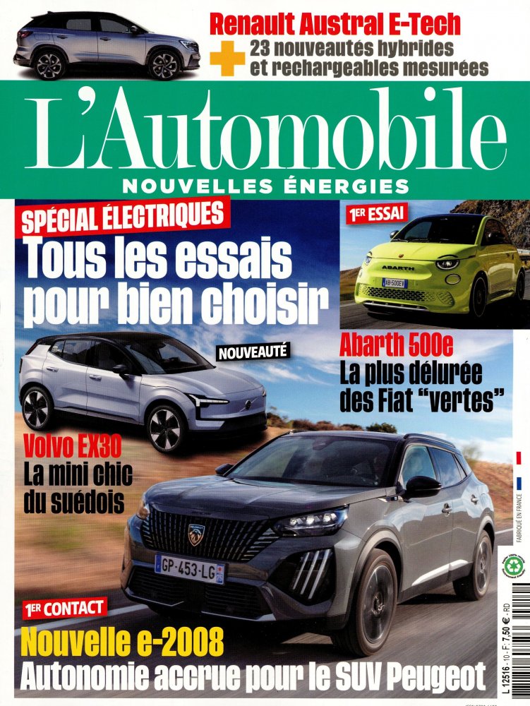 Numéro 10 magazine L'Automobile Nouvelles Energies