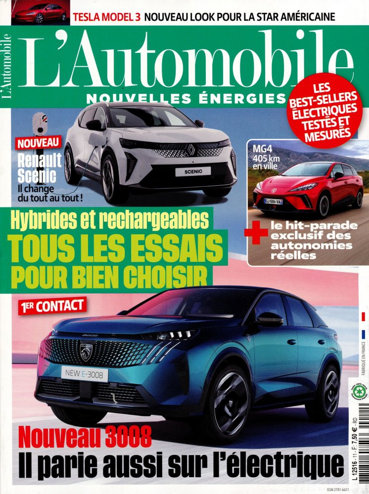Numéro 11 magazine L'Automobile Nouvelles Energies