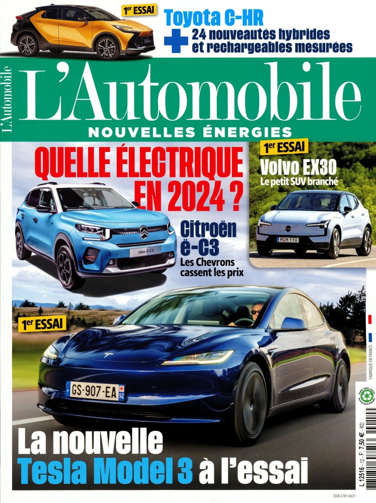 Numéro 12 magazine L'Automobile Nouvelles Energies