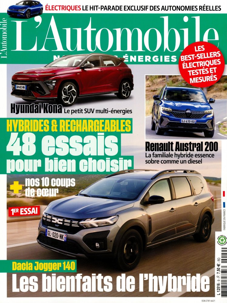 Numéro 9 magazine L'Automobile Nouvelles Energies
